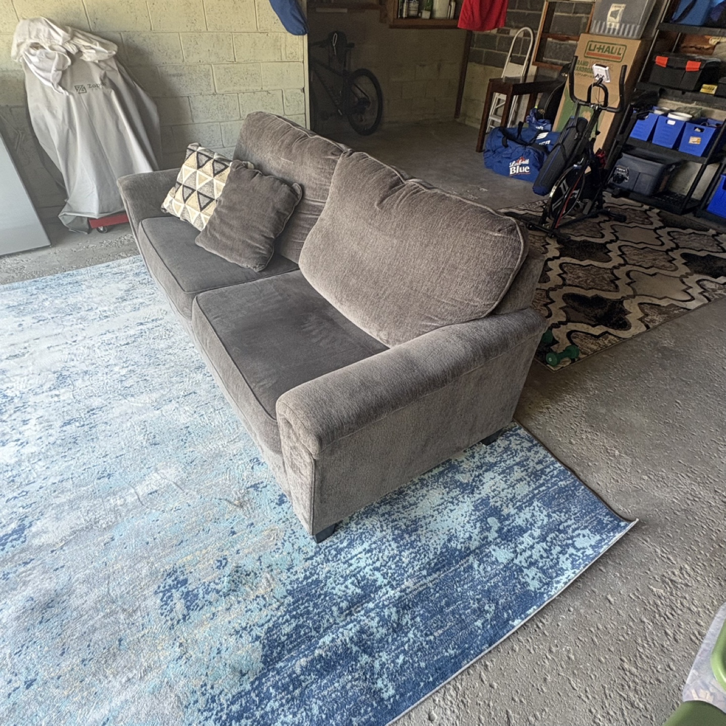 Grey 2-Seater Sofa - photo 4