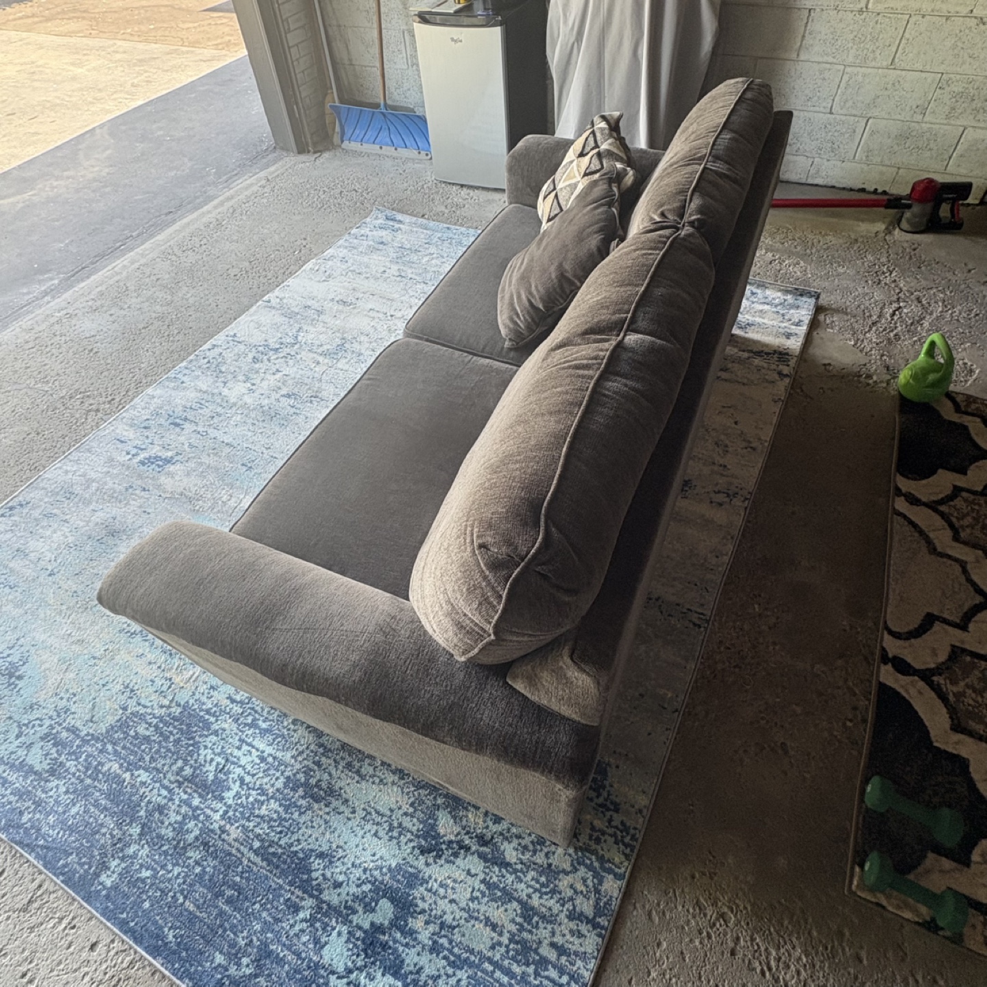 Grey 2-Seater Sofa - photo 3