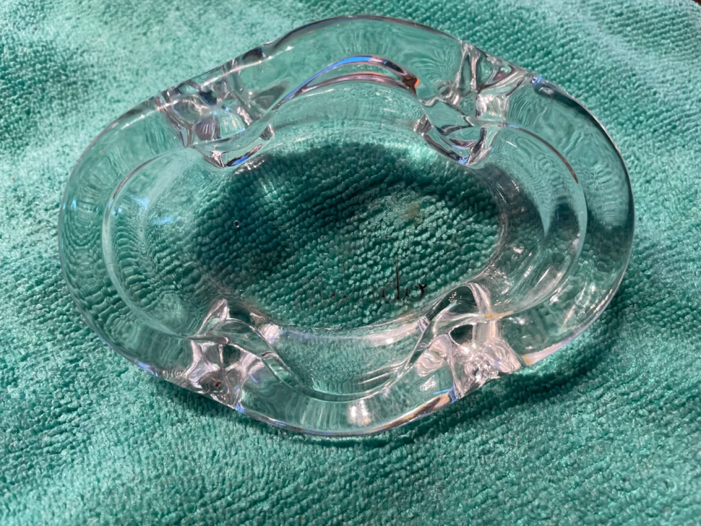 Mikasa Clear Glass Ashtray thumbnail