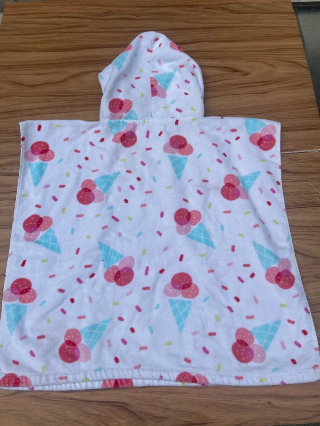 Indigo Kids hooded poncho cotton towel image indicator(2)