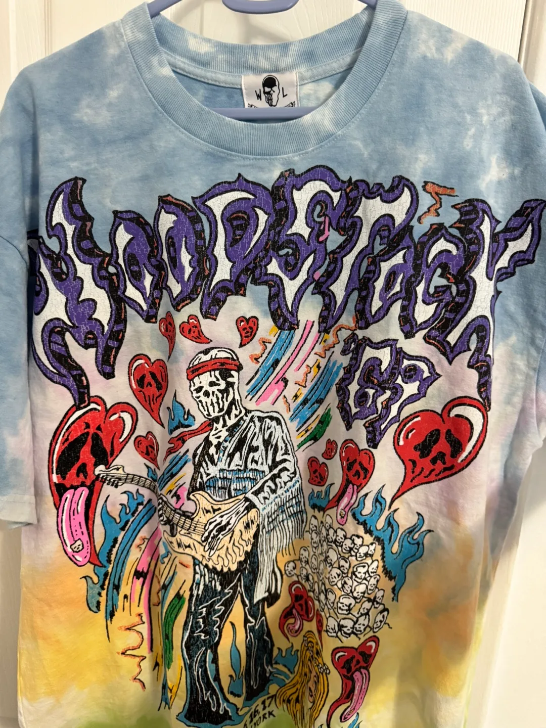 Warren Lotas Woodstock 69 Tie Dye Rare Hendrix (Large) image indicator(6)