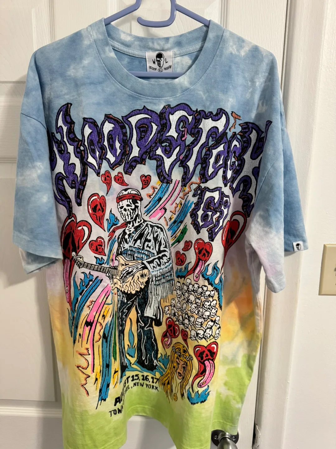 Warren Lotas Woodstock 69 Tie Dye Rare Hendrix (Large) image indicator(2)
