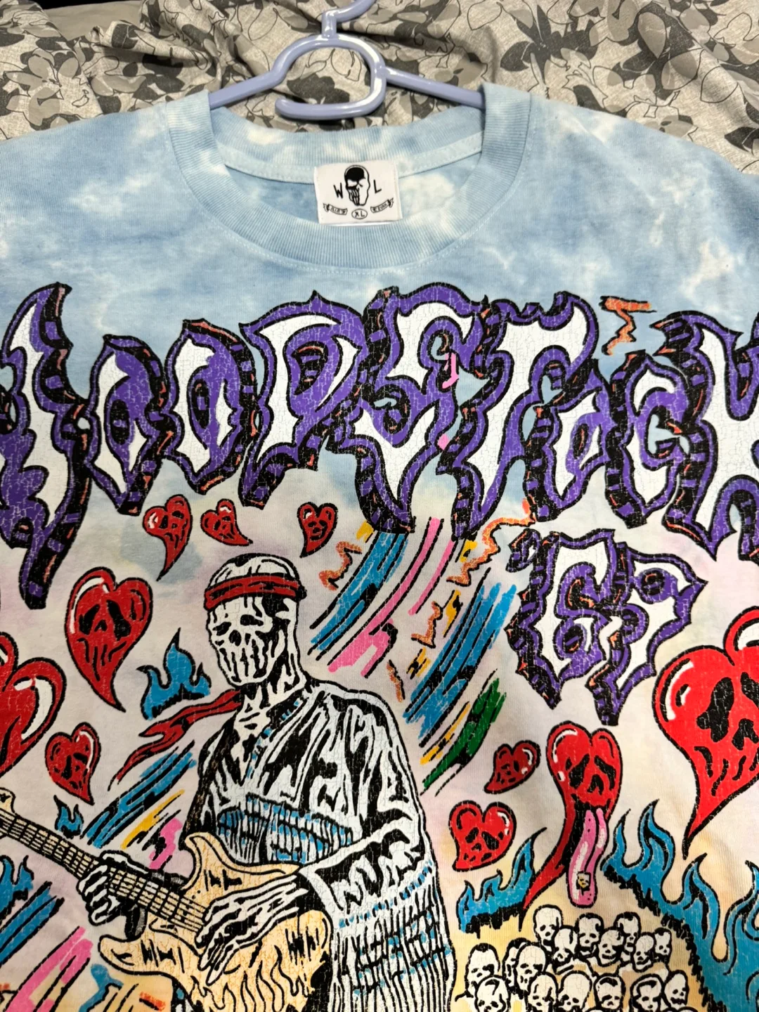 Warren Lotas Woodstock 69 Tie Dye Rare Hendrix (Large) image indicator(9)