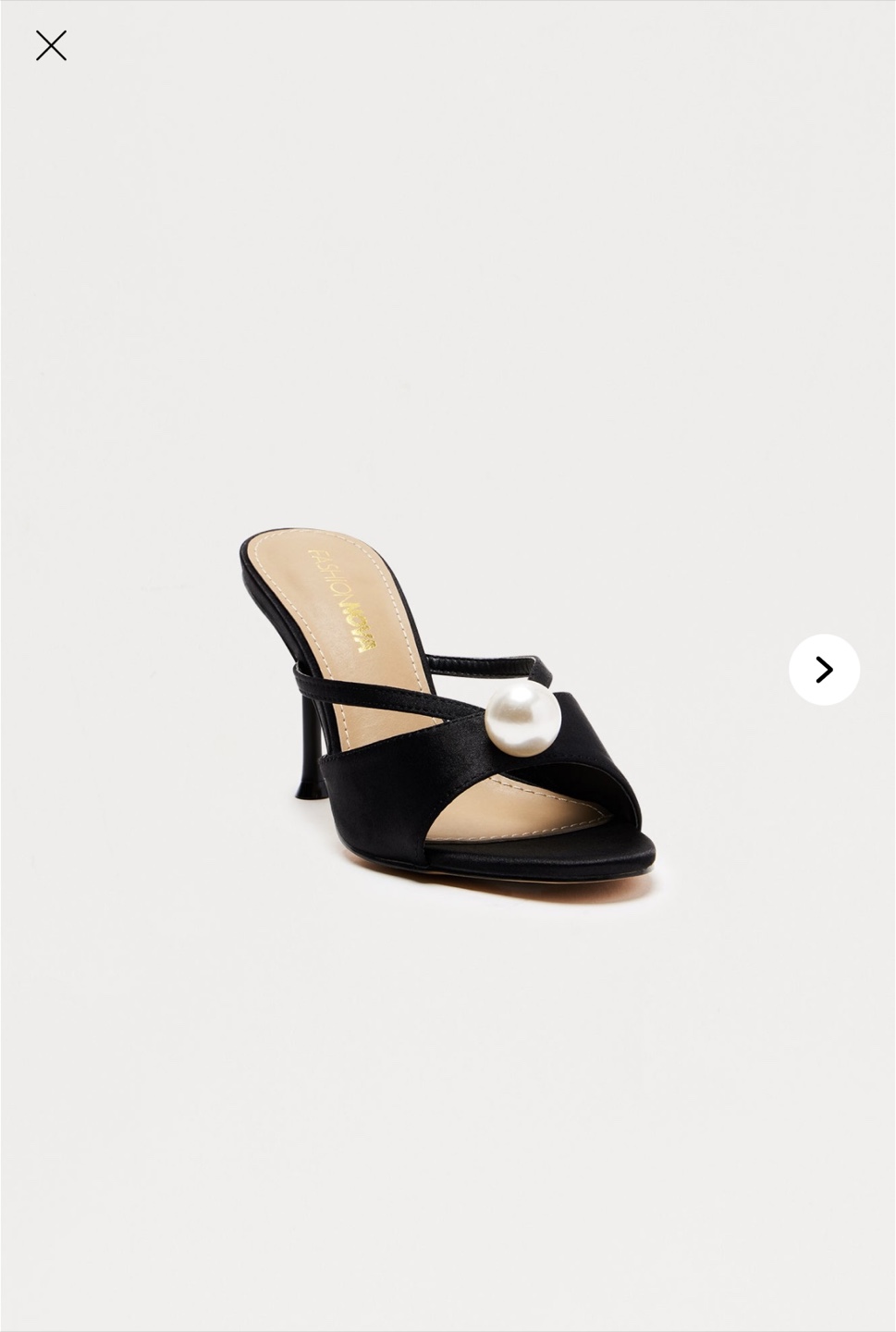 Fashion Nova Black Pearl Heels - photo 3
