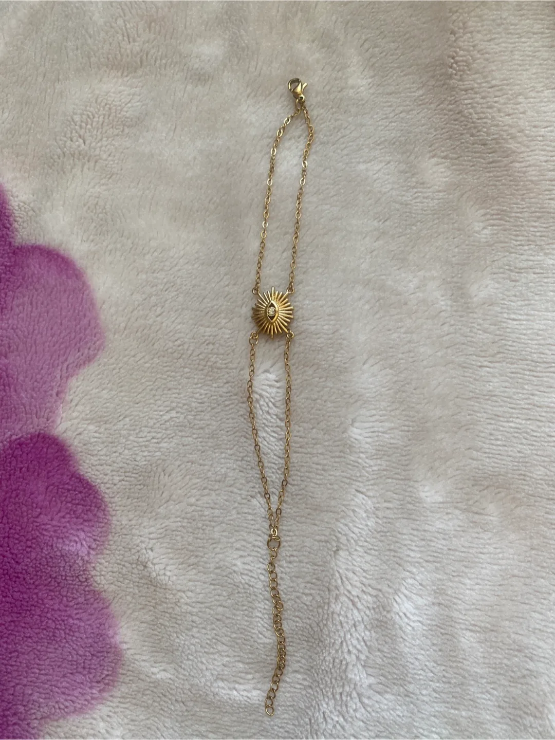 Gold-tone Sunflower Charm Bracelet thumbnail