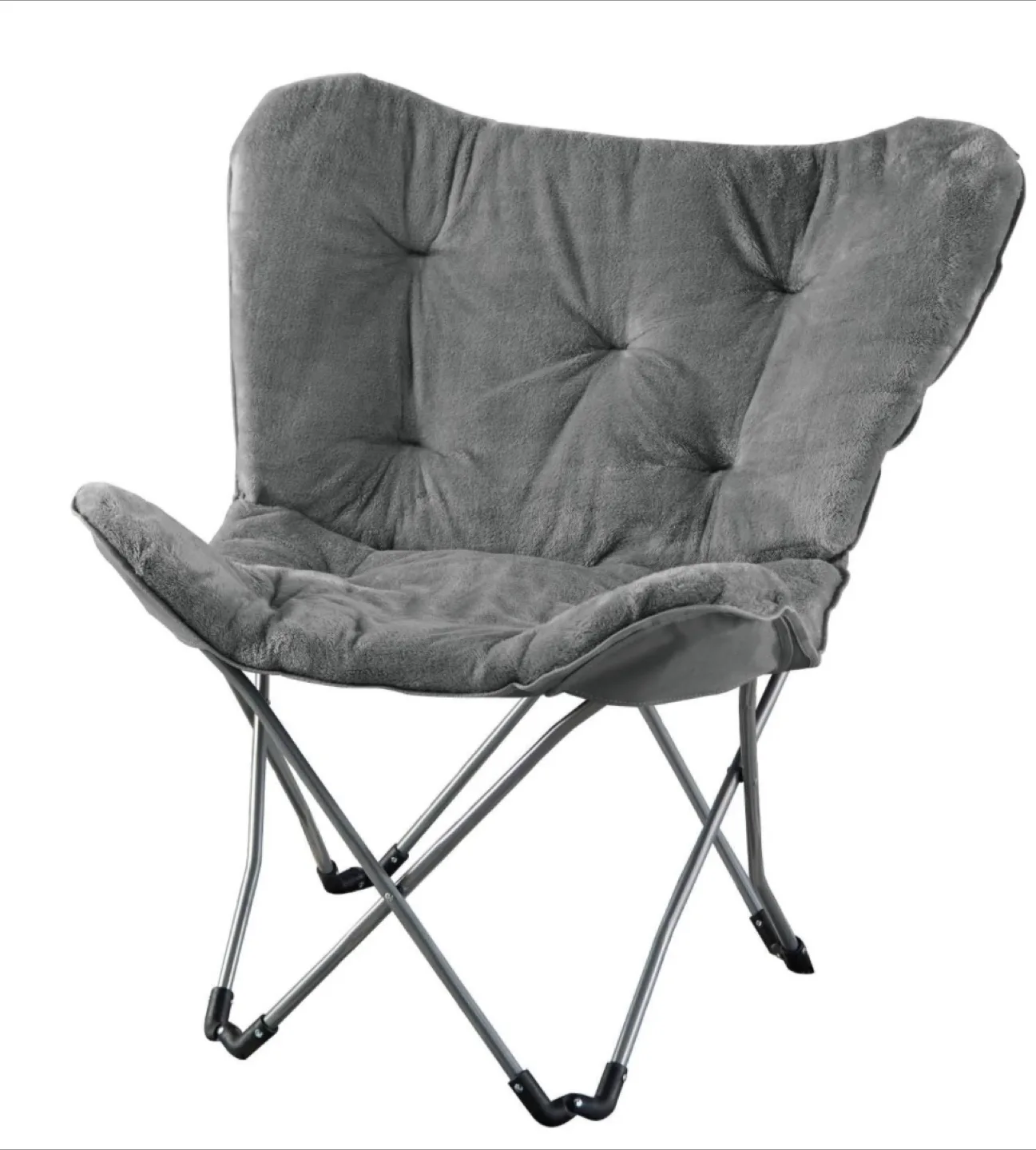 Grey Butterfly Folding Chair thumbnail