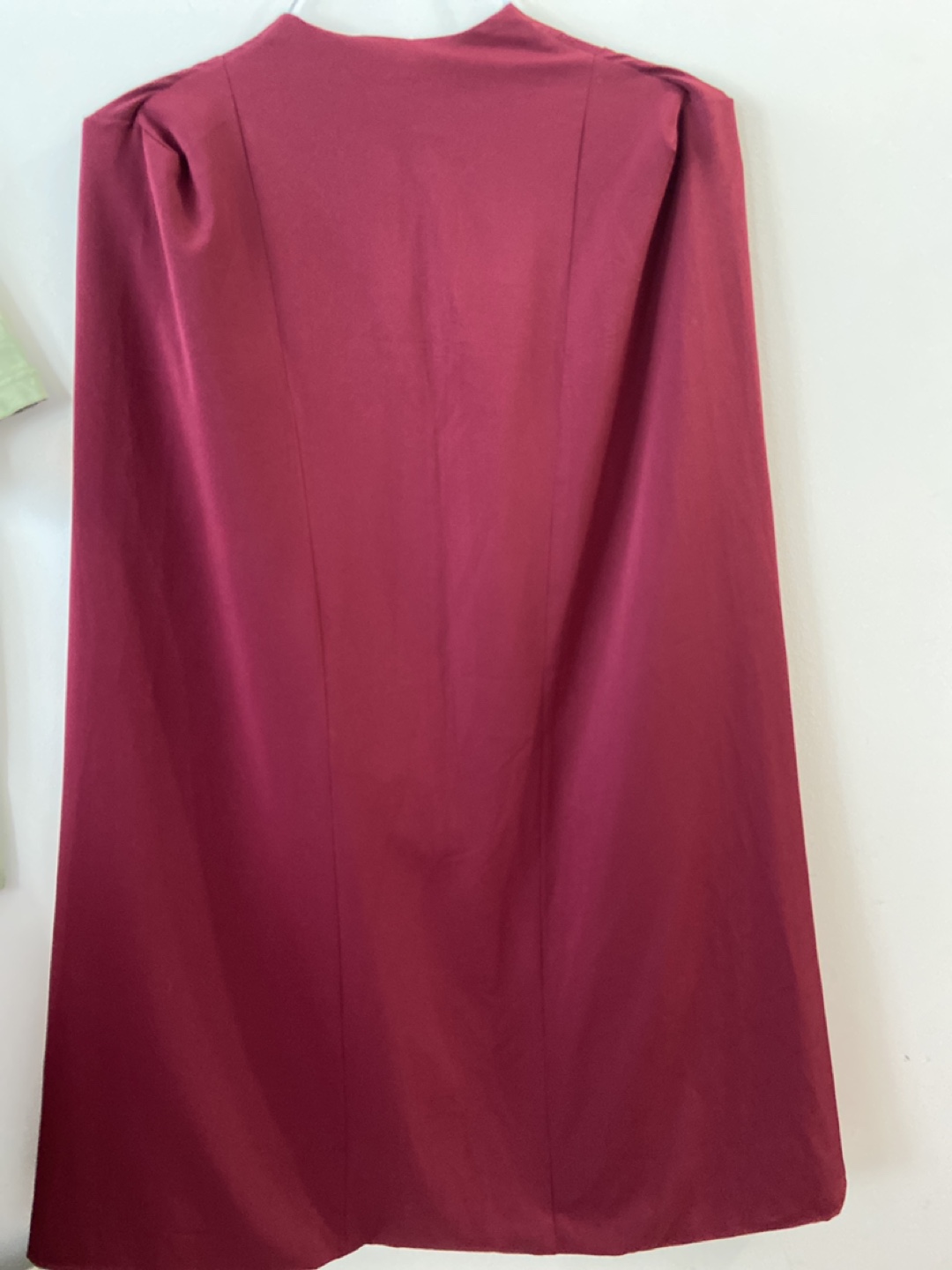 Haoduoyi Burgundy Cape Blazer - Size S - photo 2