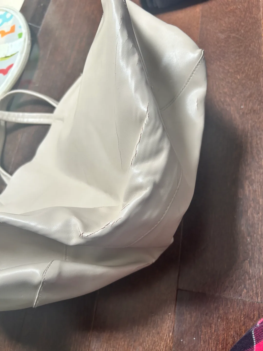 Indigo Cream-Coloured Tote Bag image indicator(3)