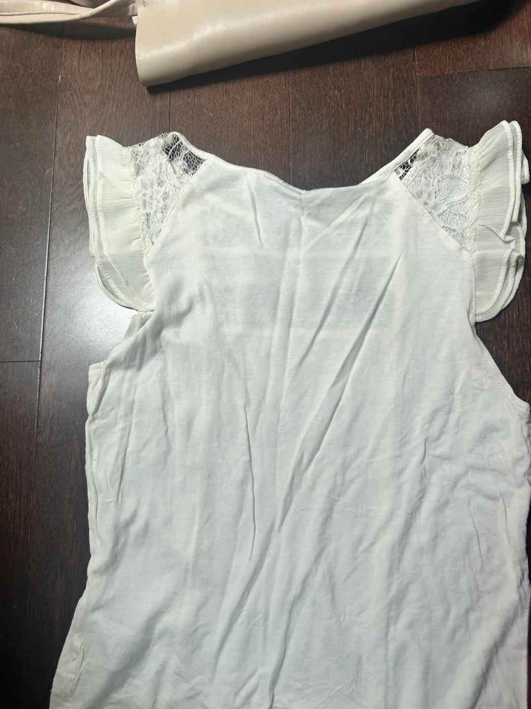 H&M White Y2K Lace Top - Size XS image indicator(2)