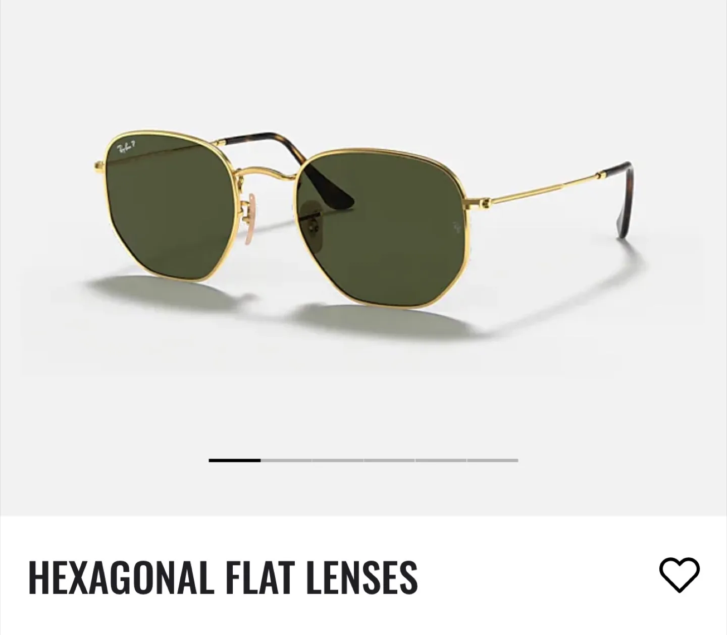 NEW AUTHENTIC RAY BAN AVIATOR HEXAGONAL CROMANCE MENS SUNGLASSES thumbnail