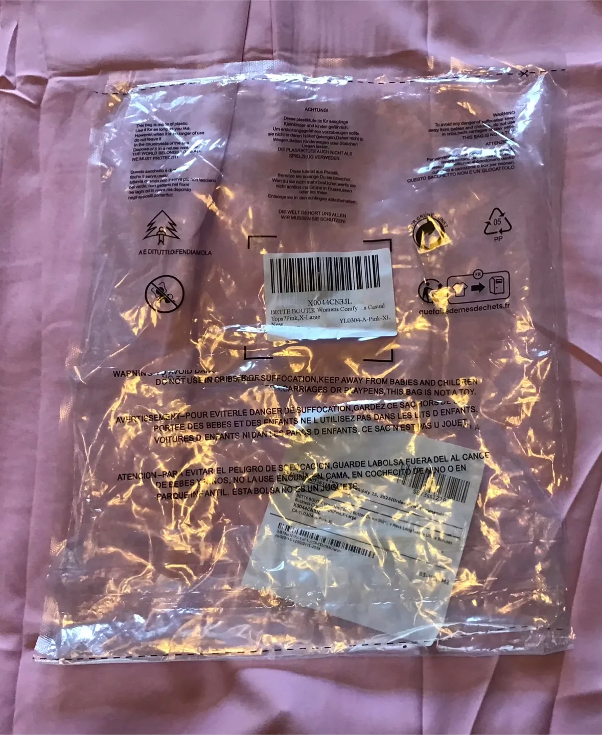 🤩 Women's Blouse - Size XL, Pink image indicator(3)