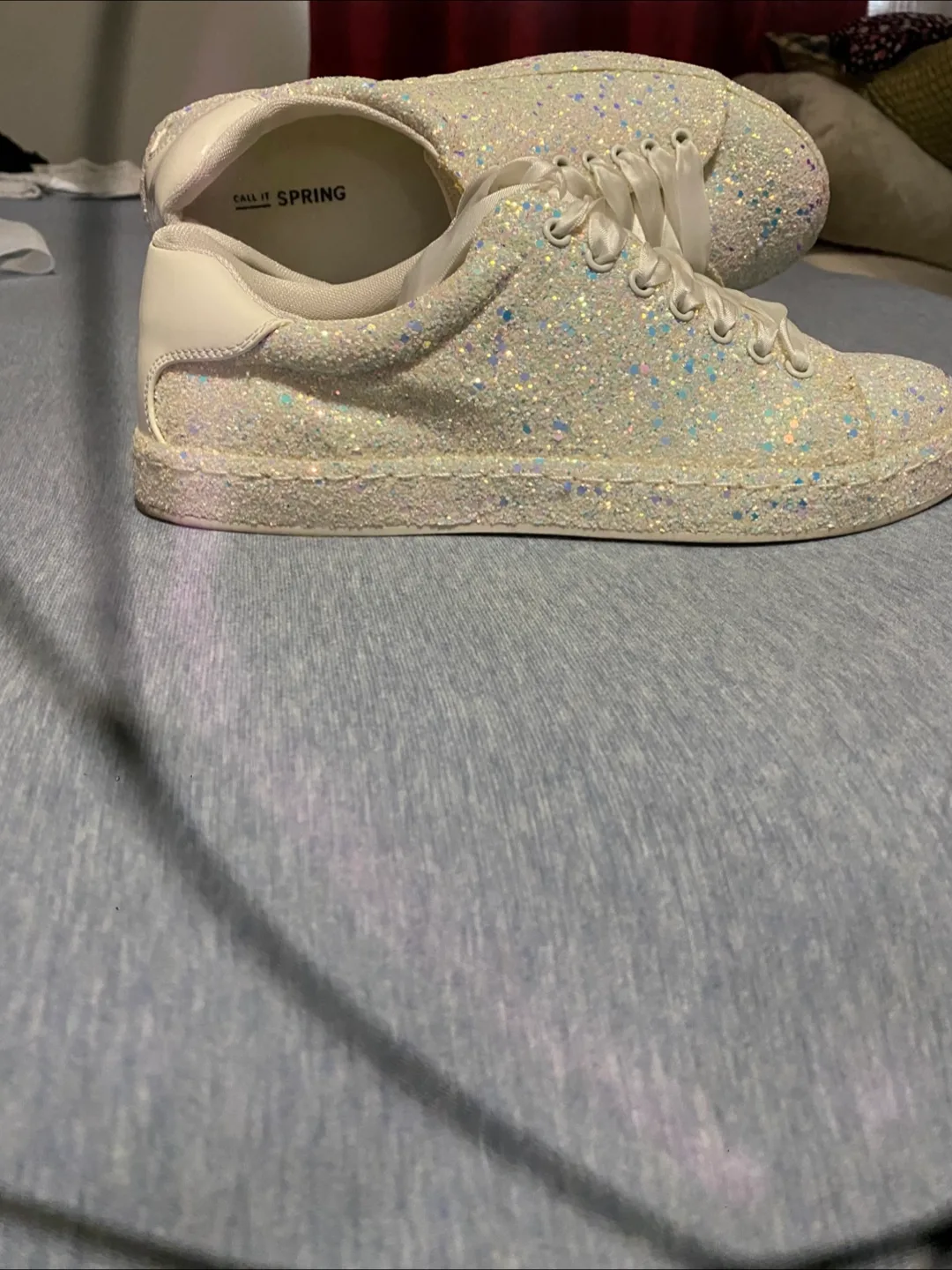 Call It Spring Glitter Sneakers - Size 9 thumbnail