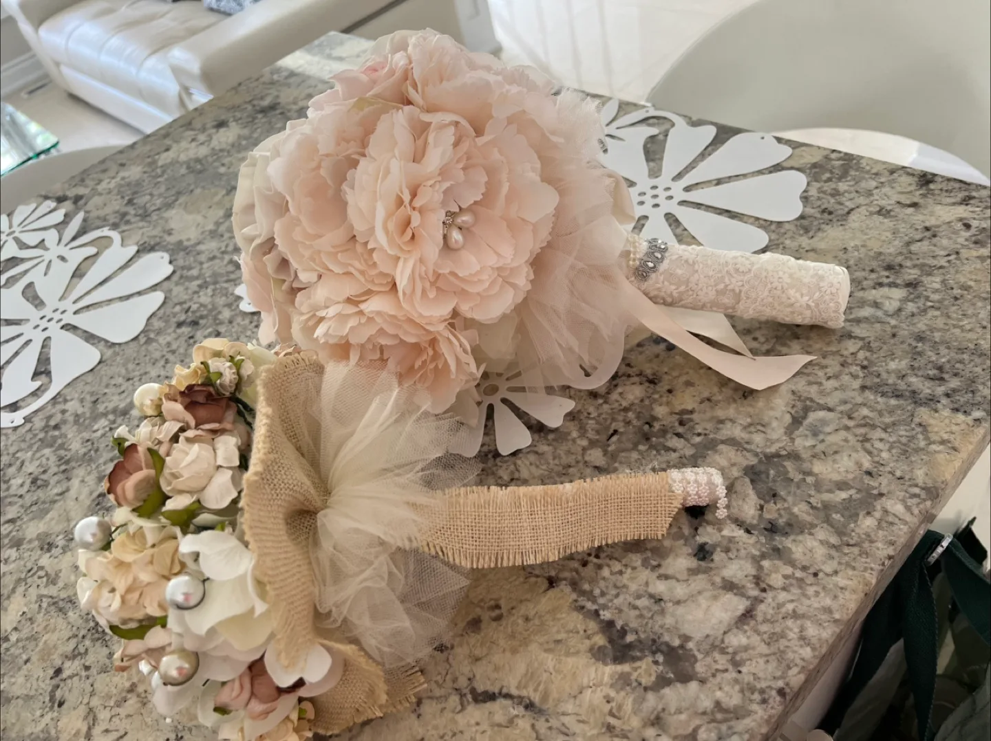 Wedding Bouquet Set - Light Pink & Neutral image indicator(3)