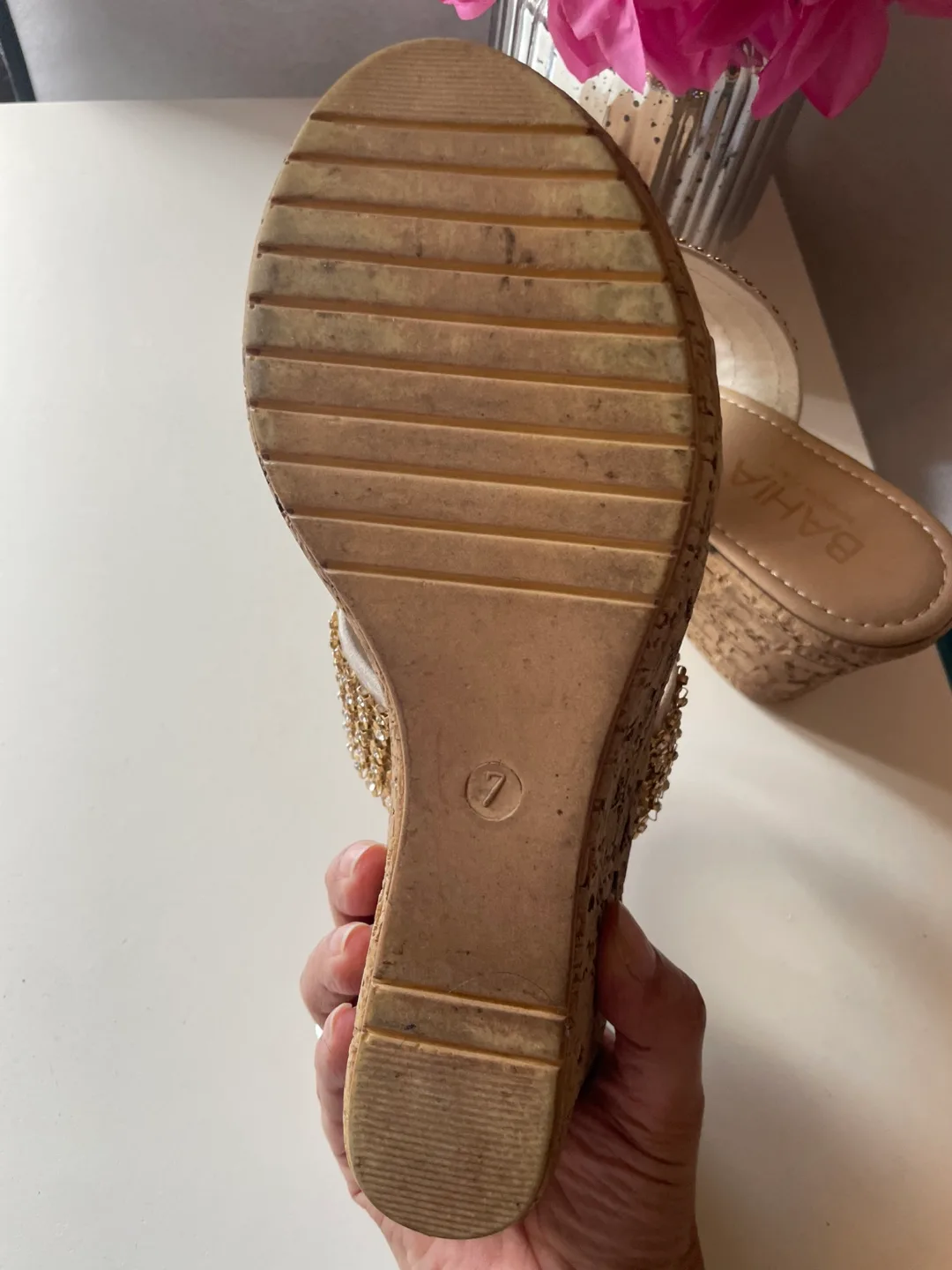 Bahia Wedge Sandals - Size 7 image indicator(7)