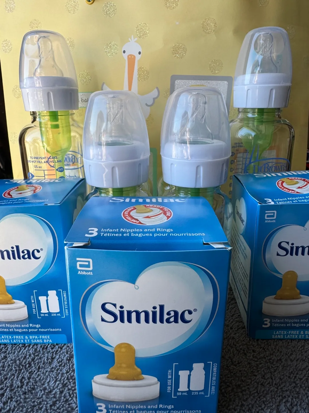 Dr. Brown's Natural Flow Anti-Colic baby milk bottle glass image indicator(2)