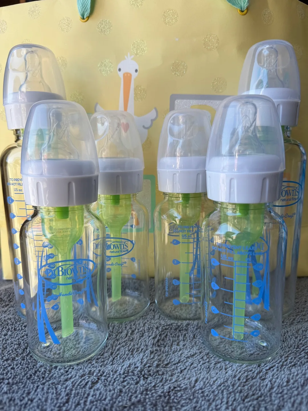 Dr. Brown's Natural Flow Anti-Colic baby milk bottle glass image indicator(3)