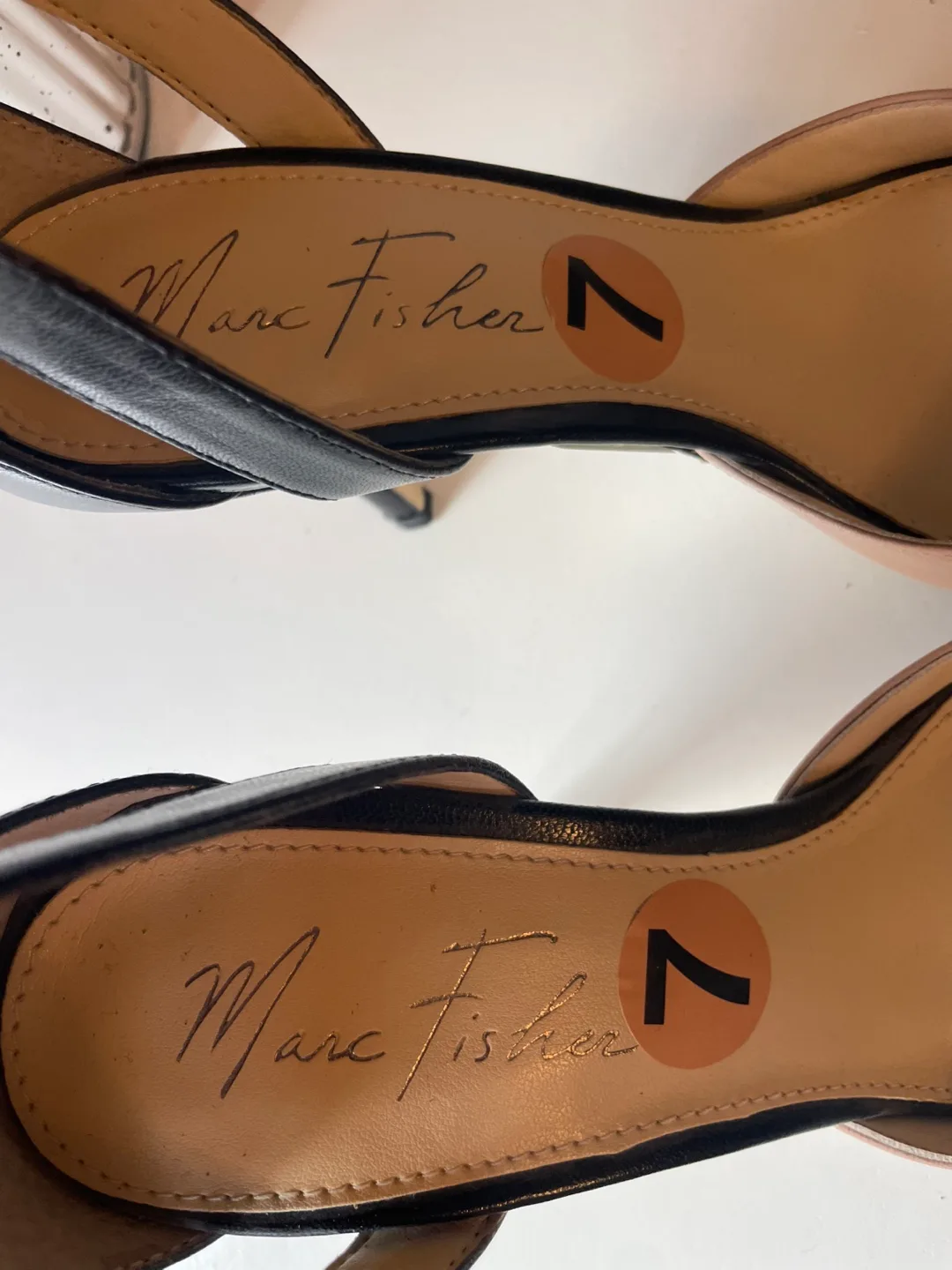 Marc Fisher Leather Heels - Size 7 image indicator(7)