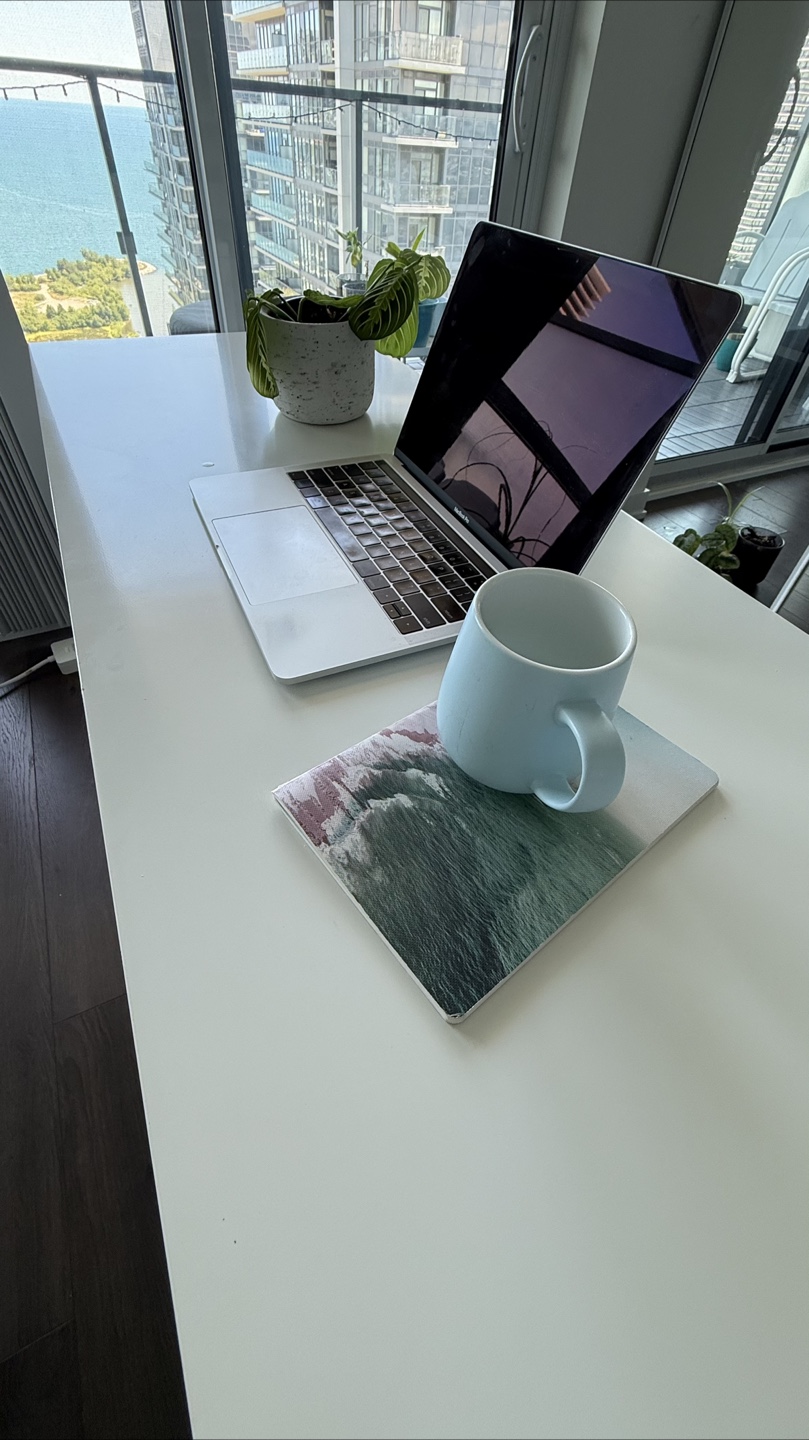 White IKEA Micke Desk - photo 4