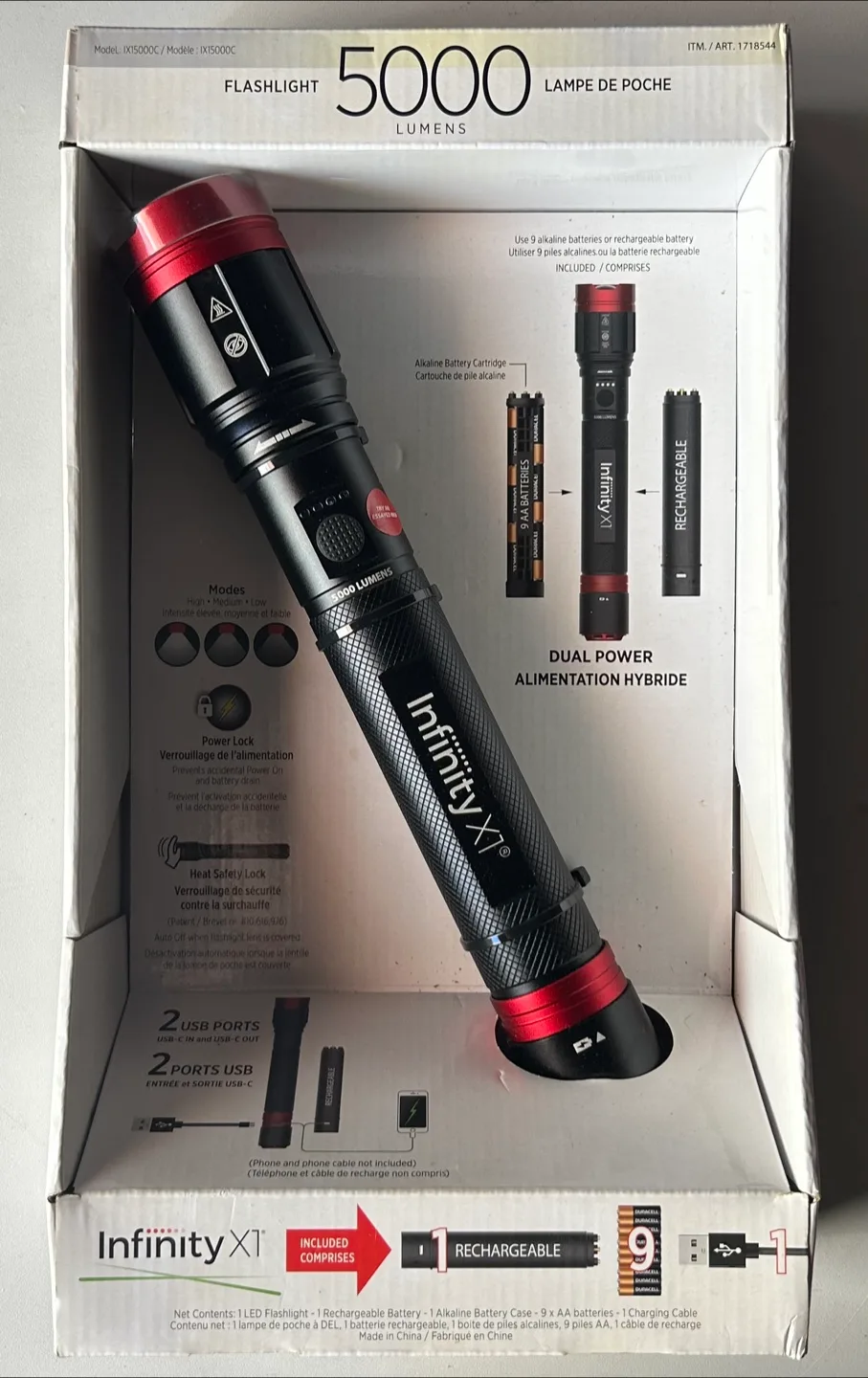 Infinity X1 5000 Lumens Rechargeable Flashlight thumbnail