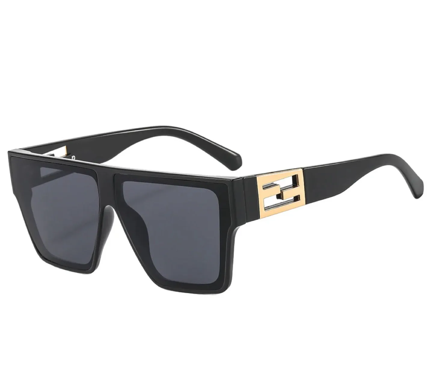 Black Sunglasses for women with Gold Logo Detail thumbnail