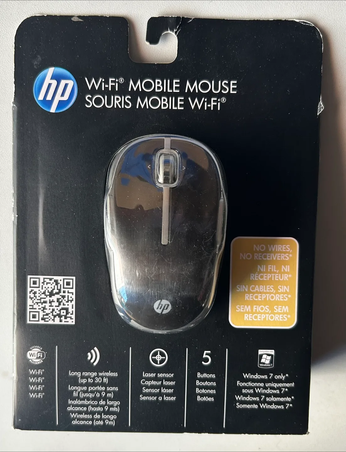 HP Wi-Fi Mobile Mouse - New in Box thumbnail