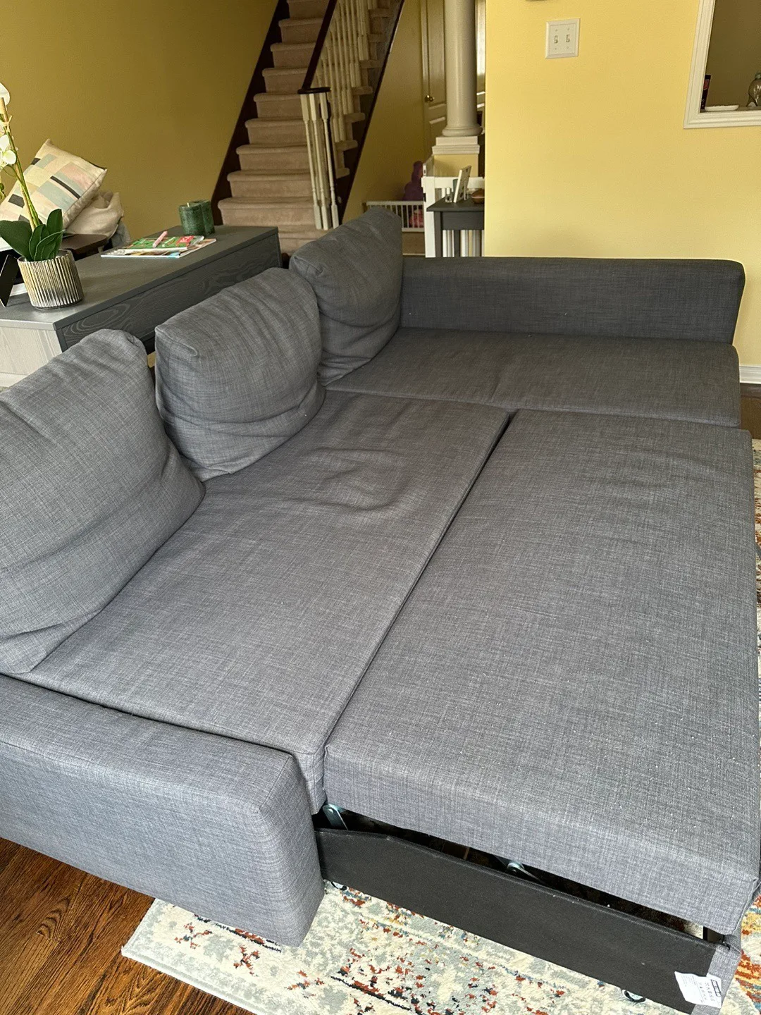 IKEA grey Friheten Sleeper Sectional Sofa(DELIVERY AVAILABLE) image indicator(8)