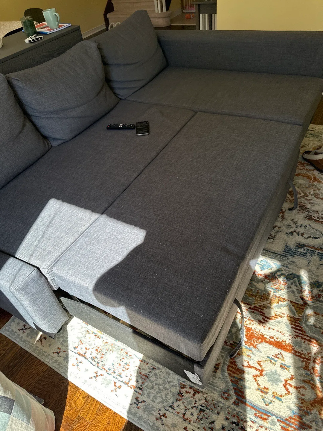 IKEA grey Friheten Sleeper Sectional Sofa(DELIVERY AVAILABLE) image indicator(10)