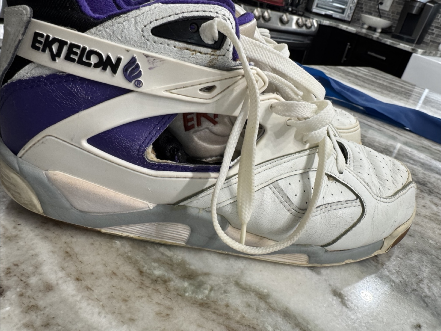 Ektelon White/Purple Athletic Shoes - photo 4