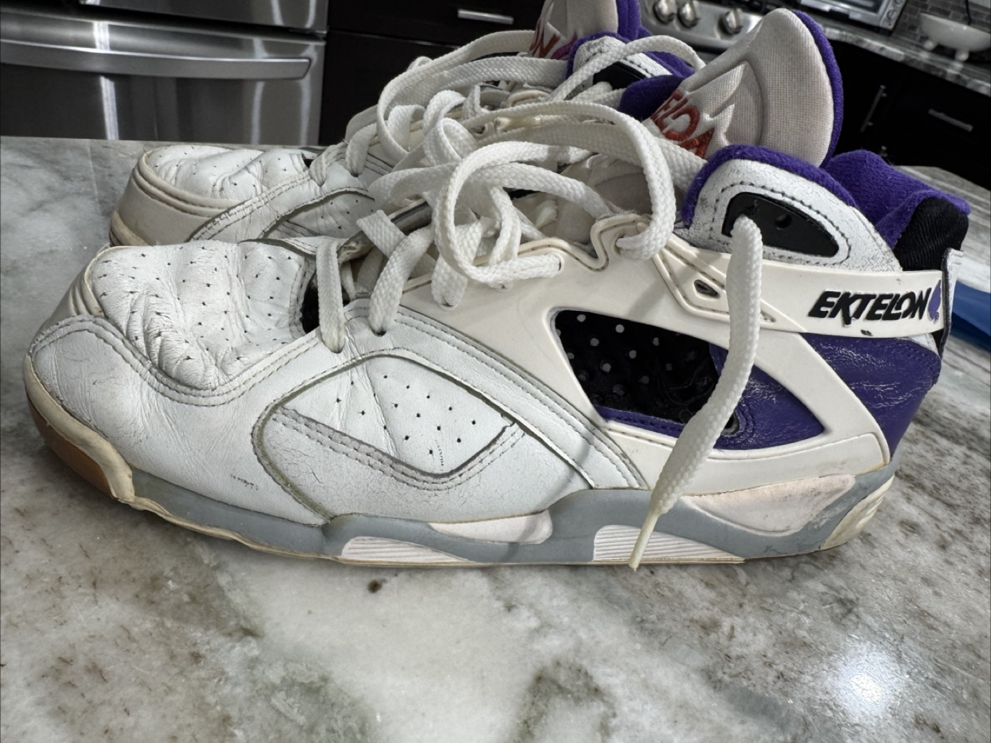 Ektelon White/Purple Athletic Shoes - photo 2