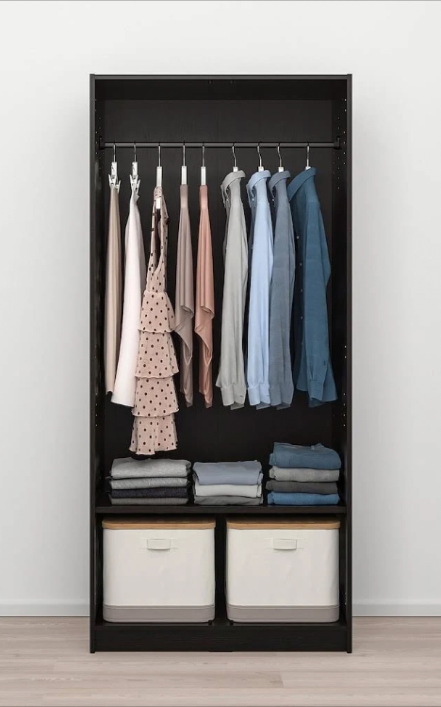 IKEA Rakkestad Wardrobe Black-brown - photo 2