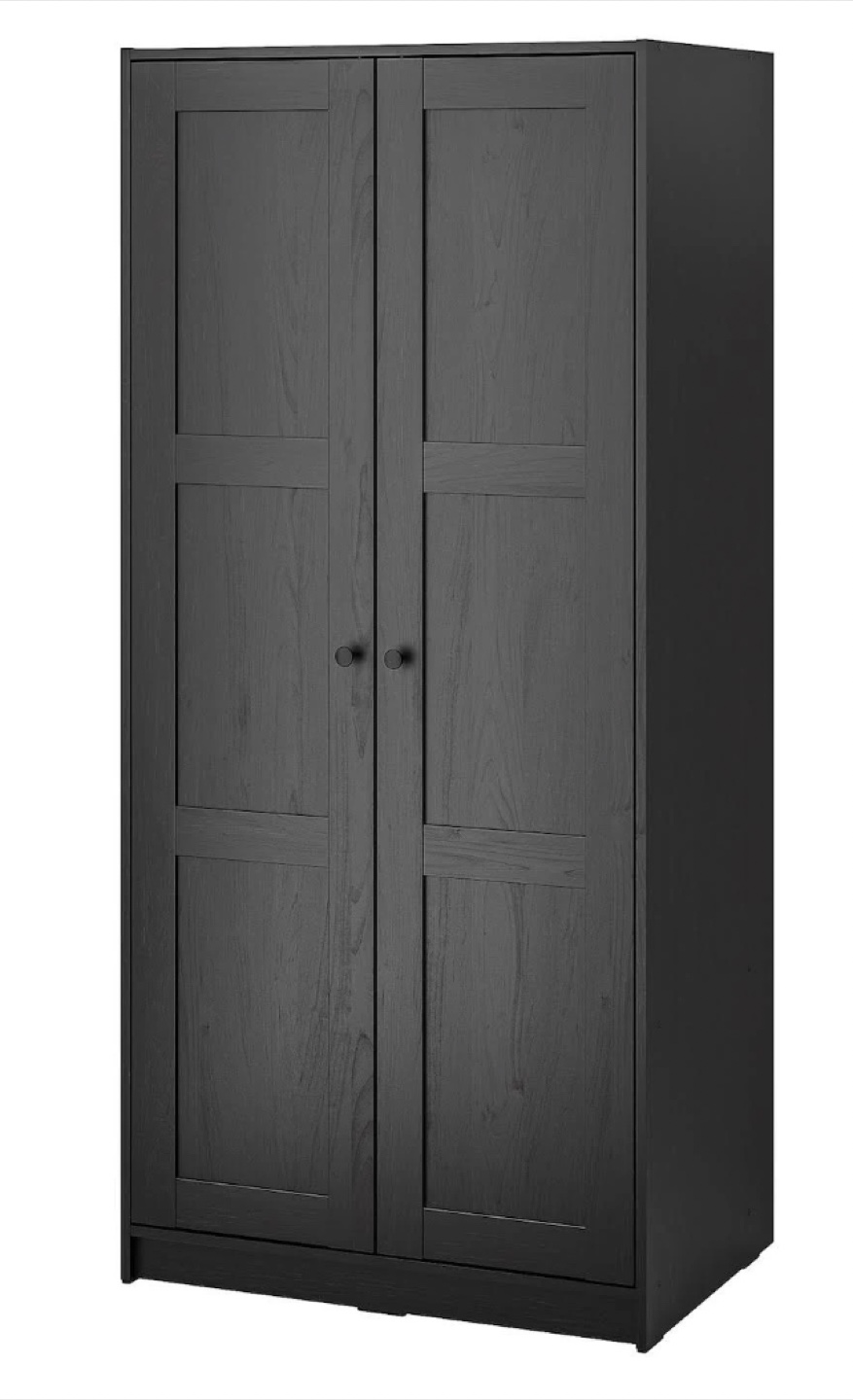 IKEA Rakkestad Wardrobe Black-brown