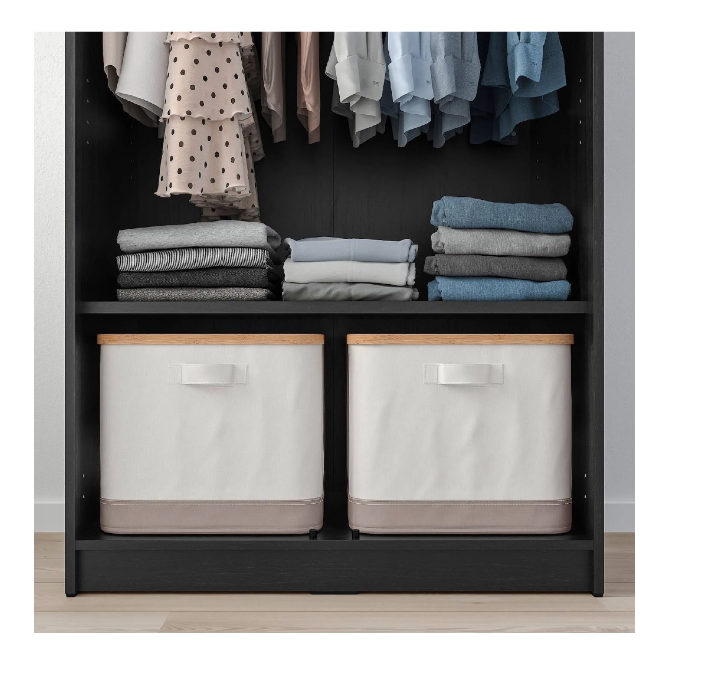 IKEA Rakkestad Wardrobe Black-brown - photo 5