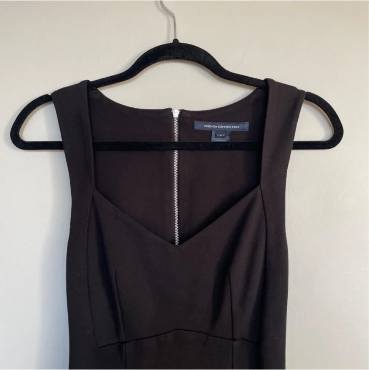 French Connection Black Mini Dress size 4 image indicator(3)
