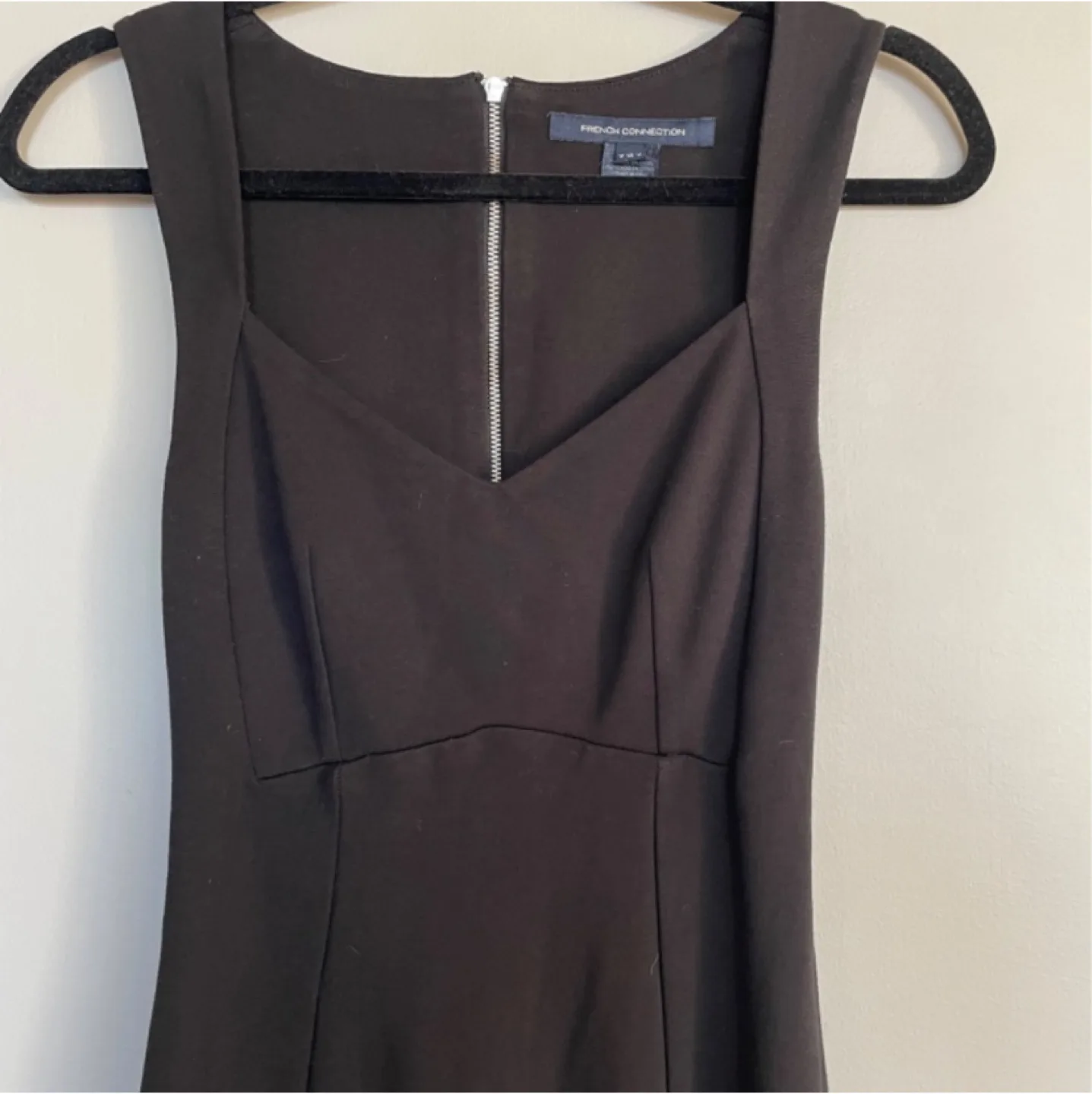 French Connection Black Mini Dress size 4 image indicator(4)