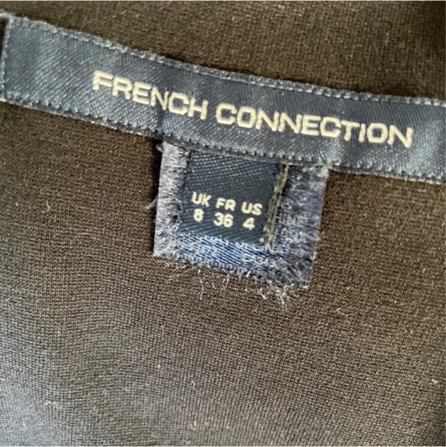 French Connection Black Mini Dress size 4 image indicator(6)