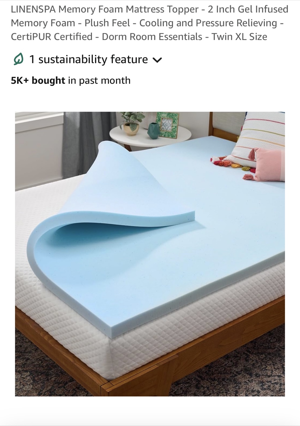 Mattress topper