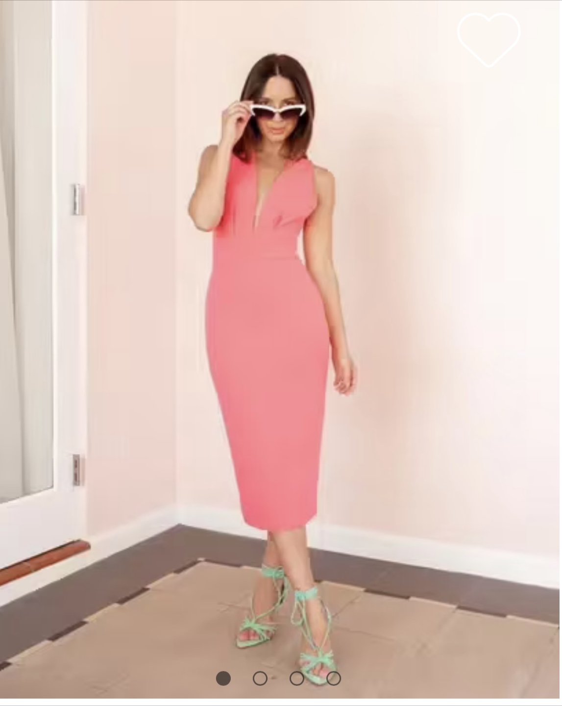 Sheike Emma Dress - Watermelon - Size 8