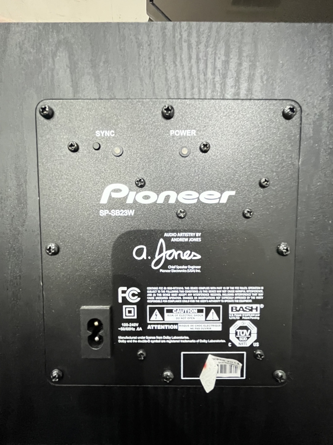 Pioneer 2.1 Channel Soundbar & Subwoofer - photo 3