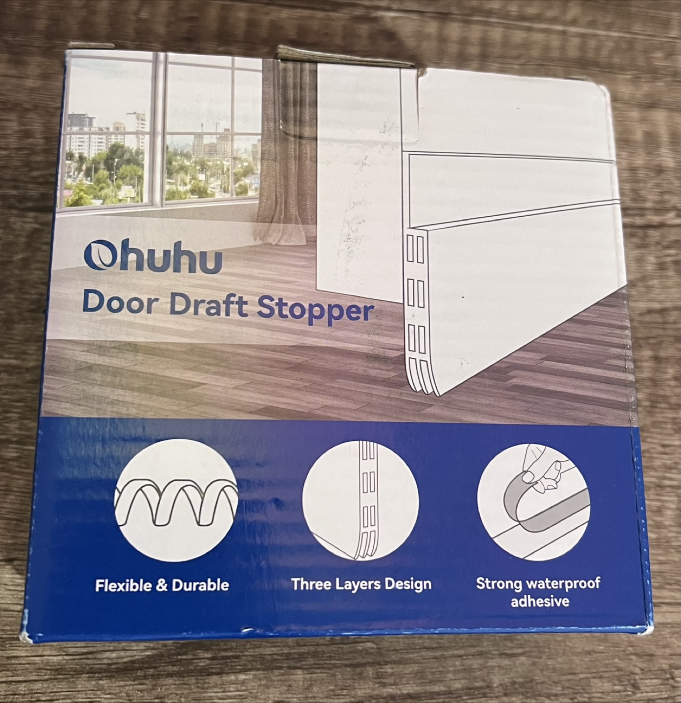 Door Draft Stopper, New in Box