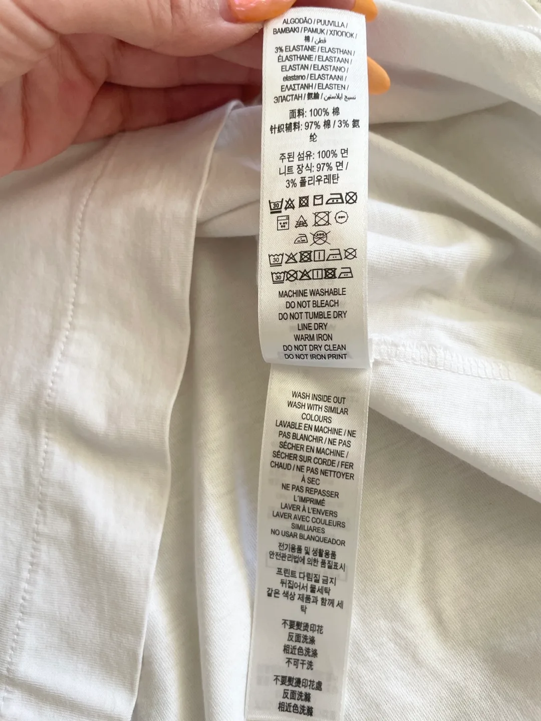 Burberry Thomas Bear Cropped White T-Shirt image indicator(5)