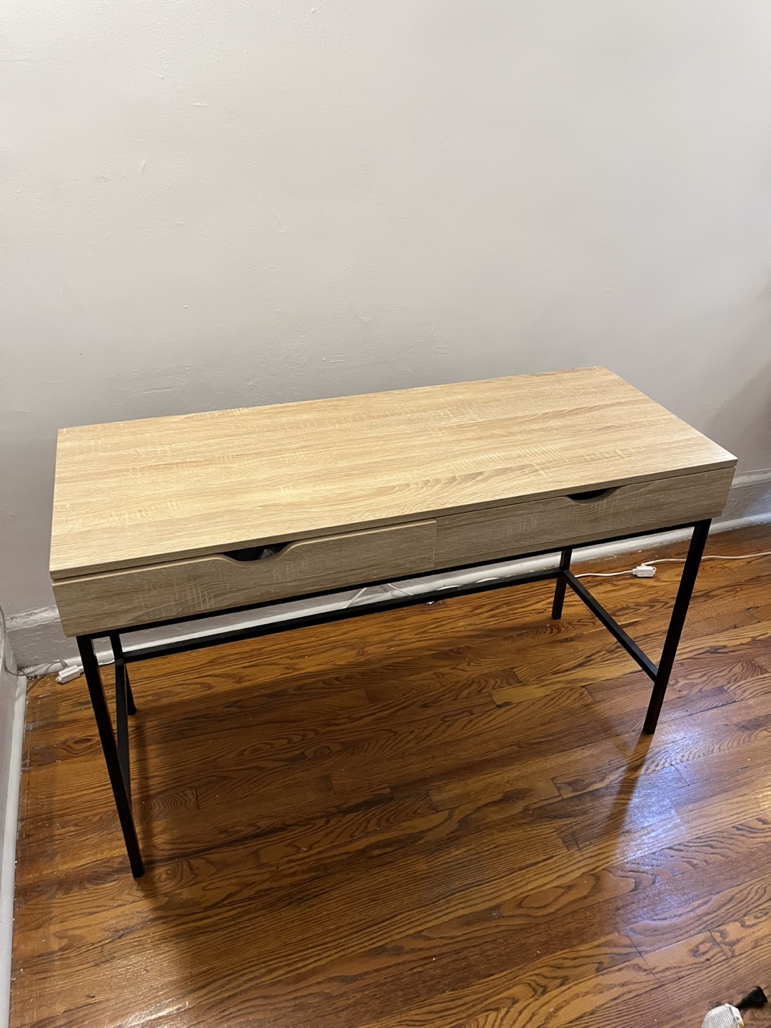 Wood & Metal Desk