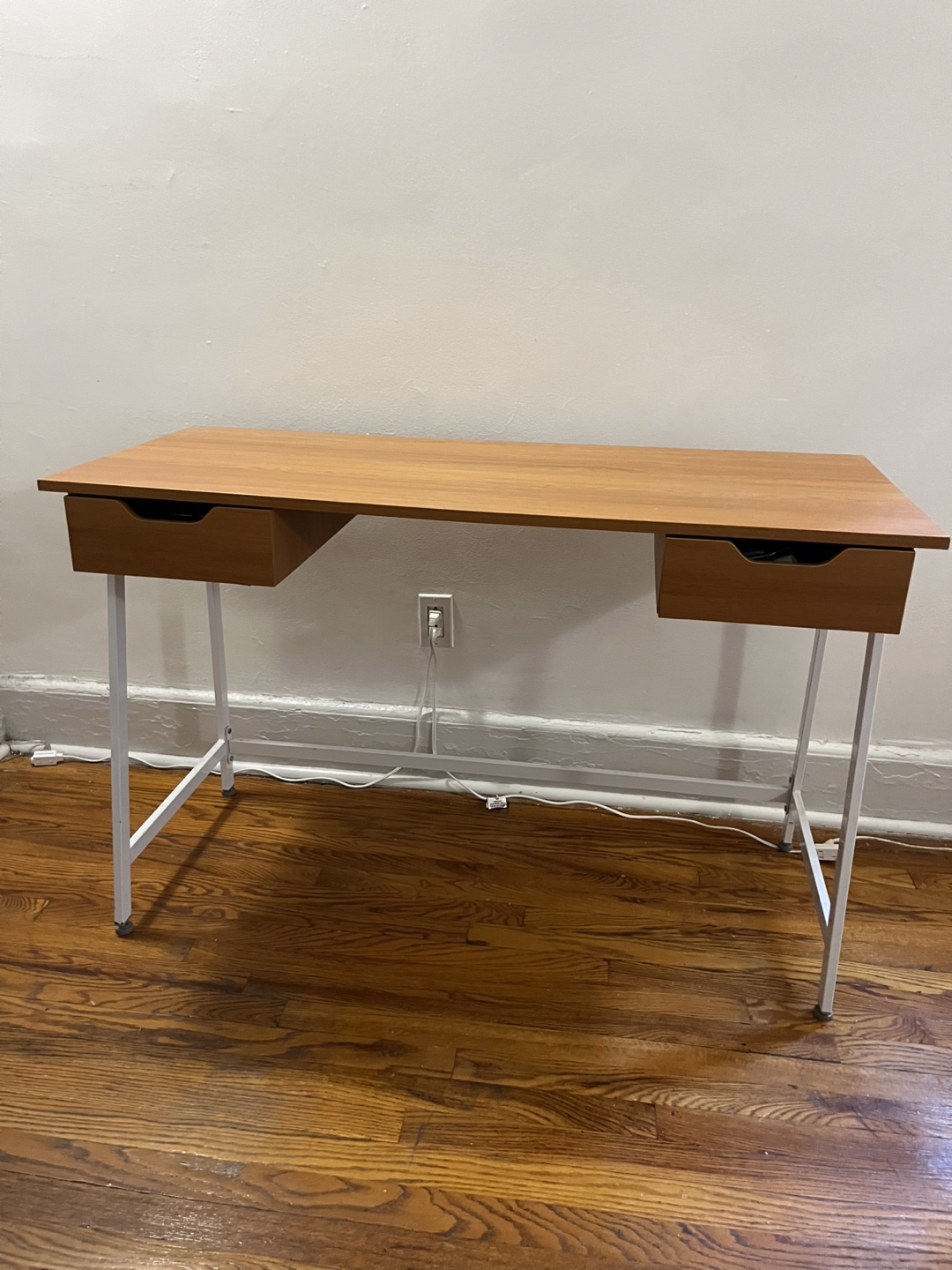 Wooden Desk with Drawers