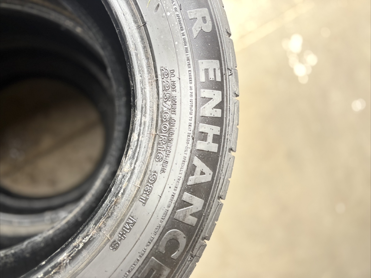 Sumitomo HTR Enhance Tires - 225/60R16 - photo 4