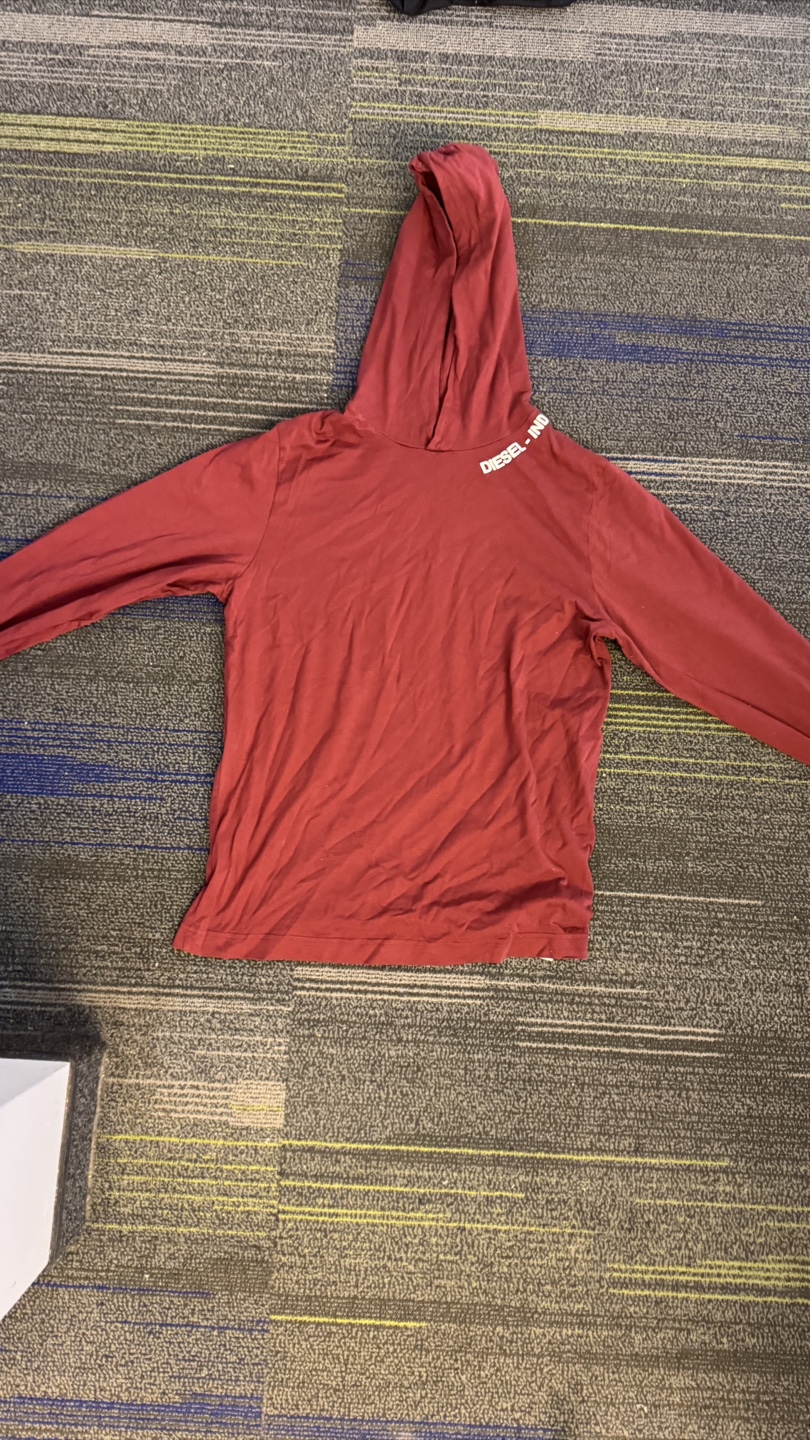 Diesel Red Hoodie