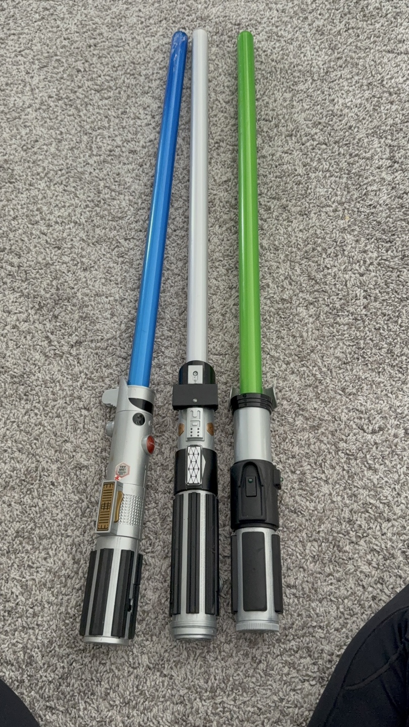 Star Wars Lightsabers - Blue, Red, Green