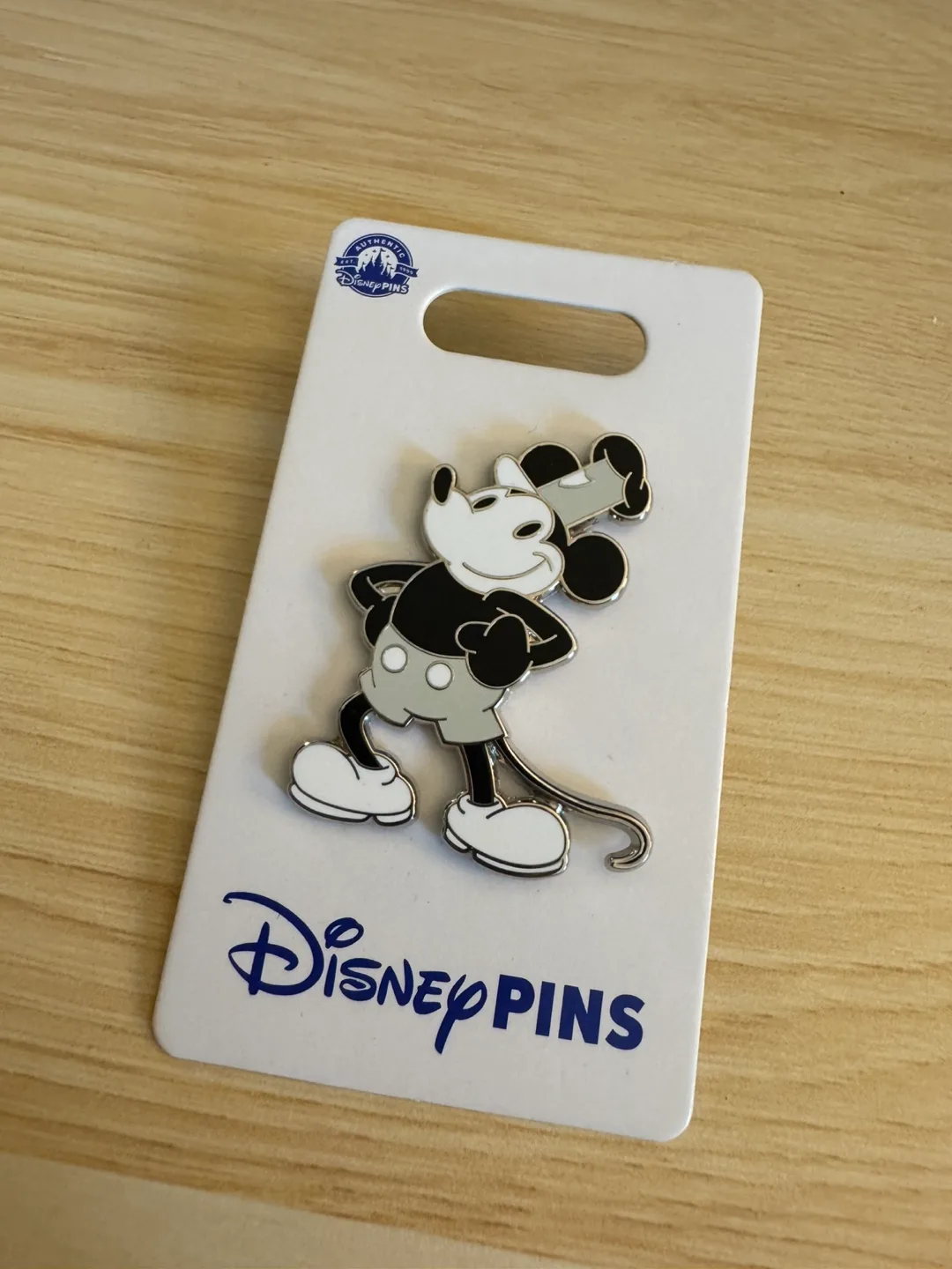Disney Pins Mickey Mouse Silver Pin thumbnail