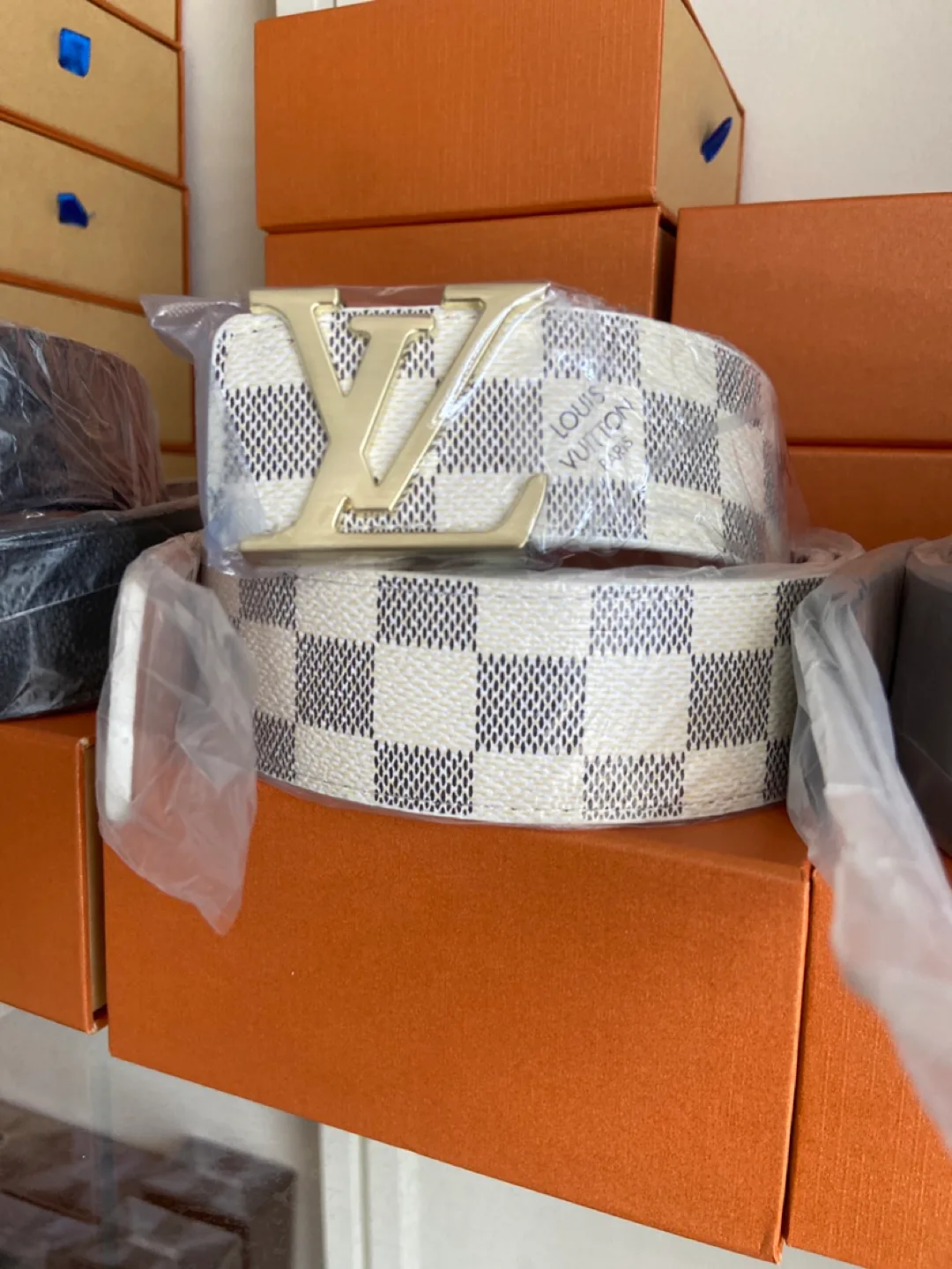 Louis Vuitton Damier Azur Belt thumbnail
