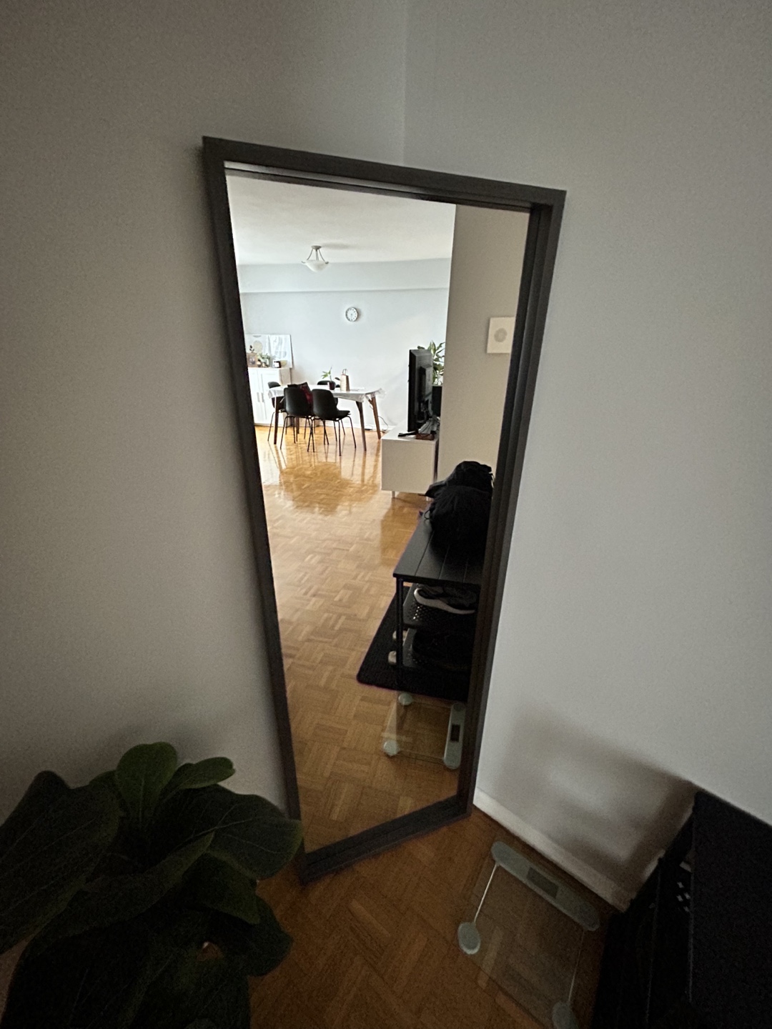 Large Framed Mirror - 59" x 2.75" - photo 2