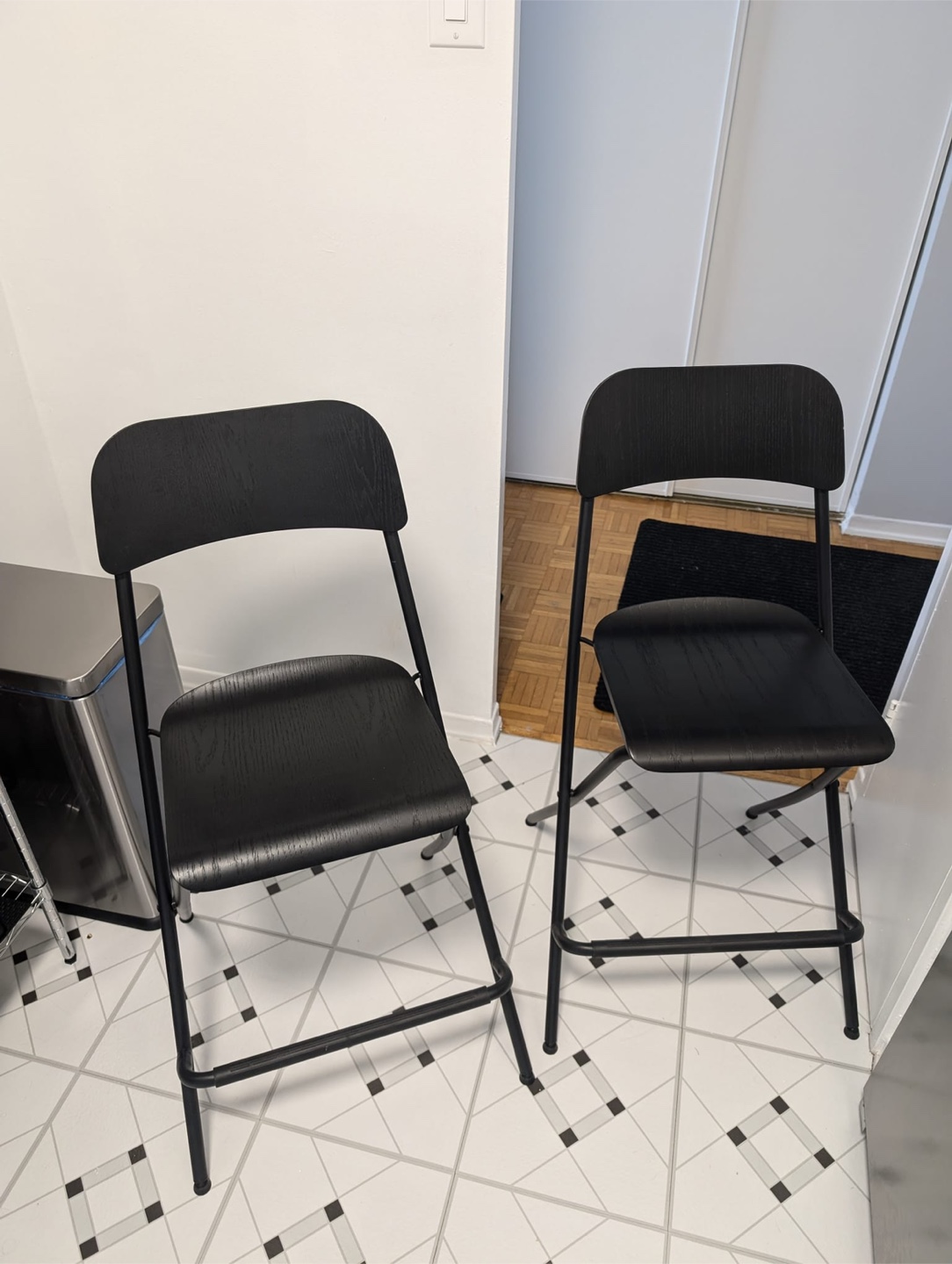 IKEA Franklin Bar Stool - Black - photo 3