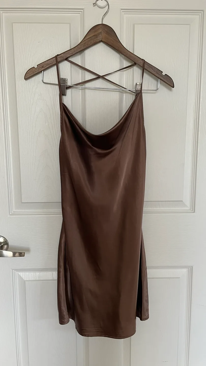 H&M Divided Brown Dress, Size XXS thumbnail
